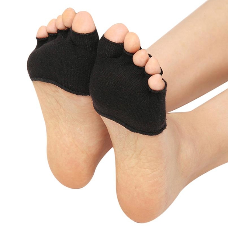 Fashion Invisible Socks Open Toe Socks Non-slip Women Foot Five-finger Cotton CH 