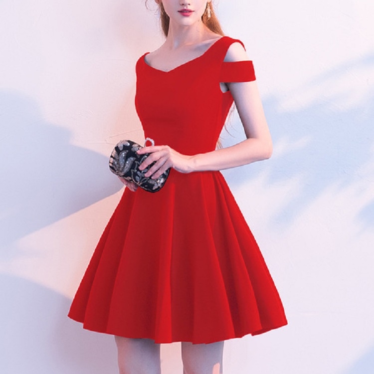 Buy Simple Party Dress online | Lazada.com.ph