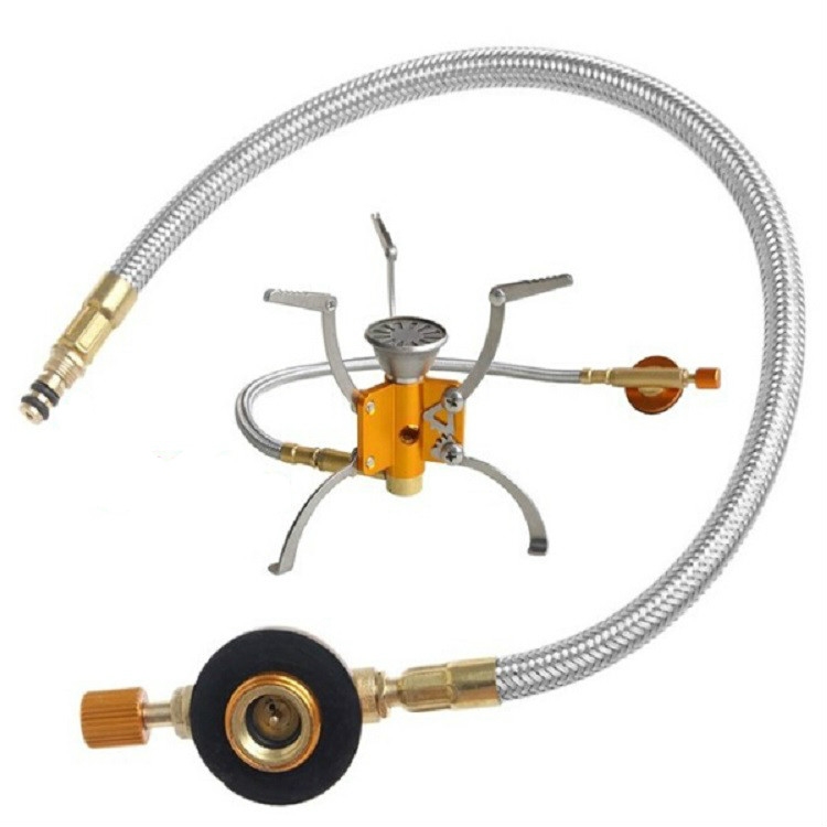 Camping Gas Stove Switching Charging Inflatable Valve Adapter for Flat Tank SA 