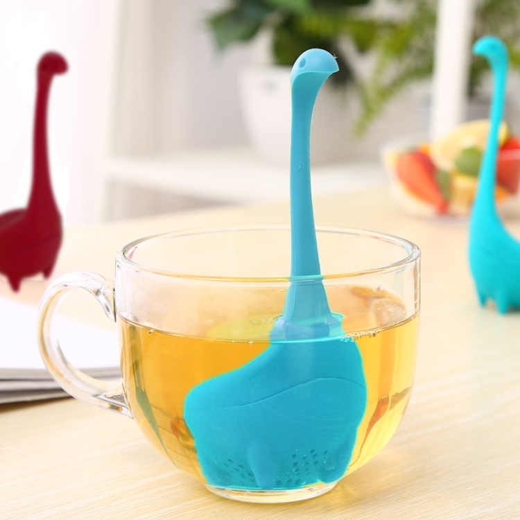 Infusor De Té Con Mango De Silicona Dinosaurio Colador Té