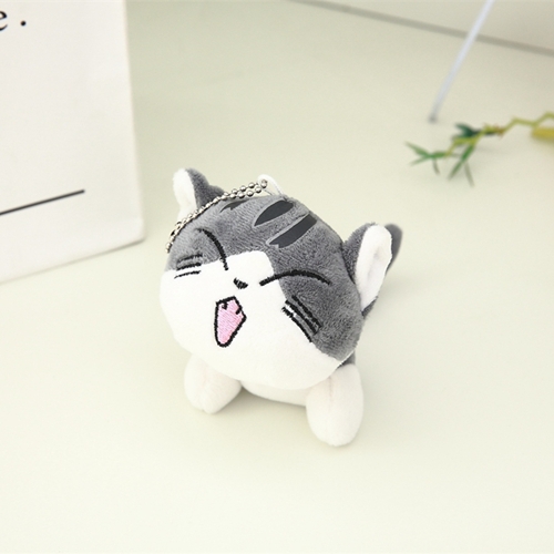 stuffed cat keychain