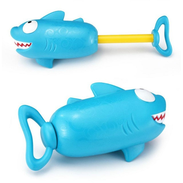 3 PCS Children Pumping Water Cannon Toy Crocodile Shark Shape