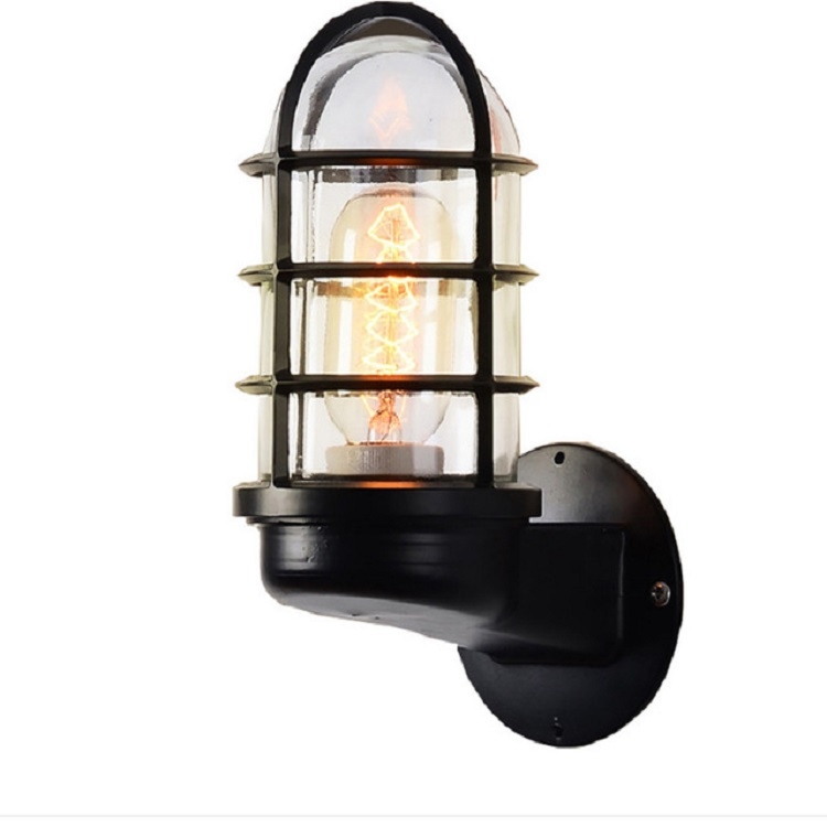 Industrial cage sales wall light