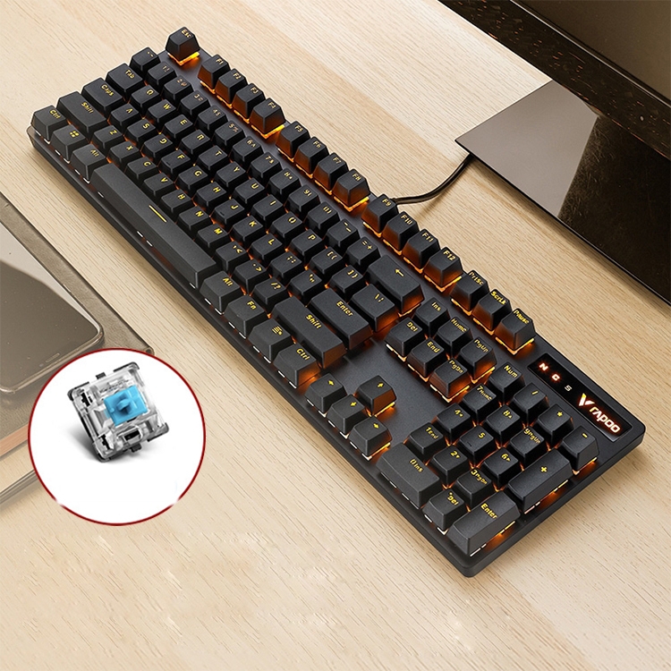 rapoo-v500pro-orange-light-104-keys-desktop-laptop-computer-game