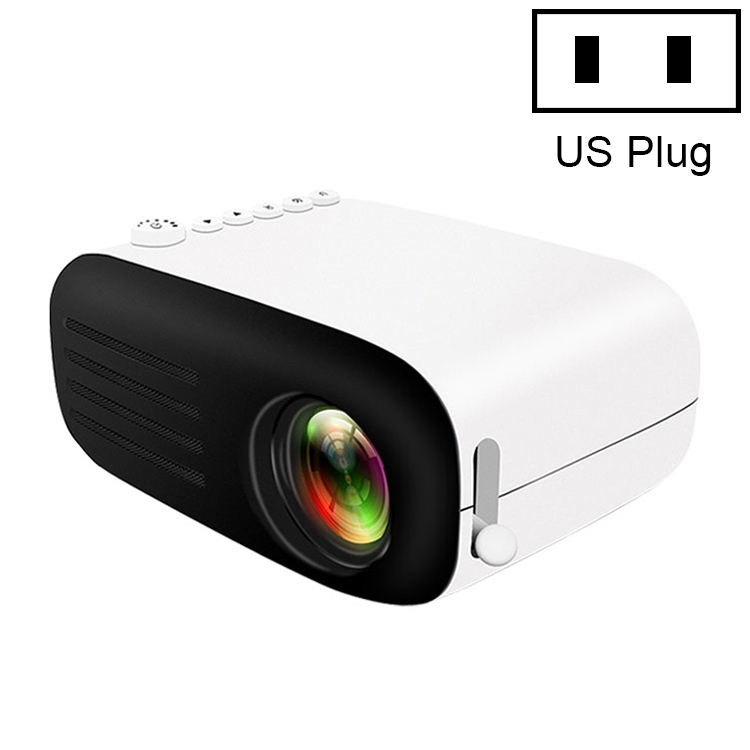 YG200 Mini projecteur de poche LED portable AV USB SD HDMI jeu de