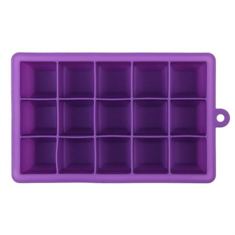 15 Grids Silicone Ice Cube Tray Large Mould Mold Giant DIY Maker Square  Mouldqi#