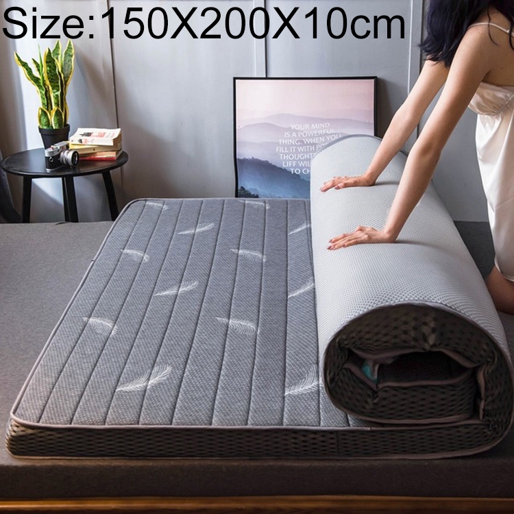 10cm Mattress 100%Natural Memory Foam Latex  Stereoscopic Breathable Comfortable 