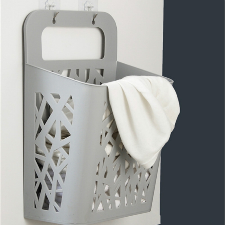 Dirty Clothes Basket Household Wall Hanging Laundry Gray - Wall Mounted Laundry Baskets