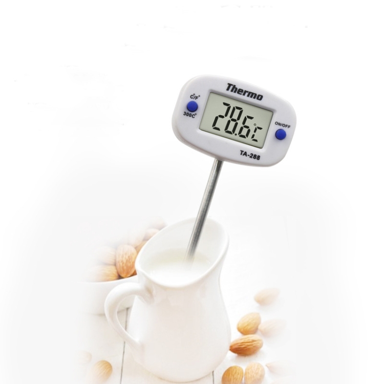 TA288 LCD Digital Thermometer - Stainless Steel Probe