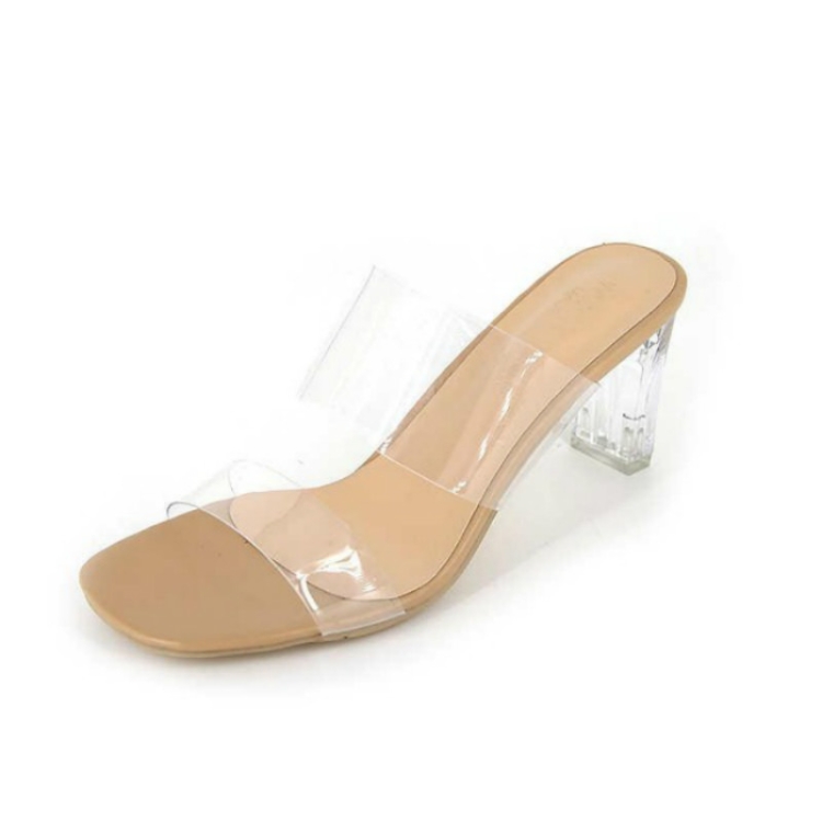 Buy Beige Heeled Sandals for Women by Lasancy Online | Ajio.com