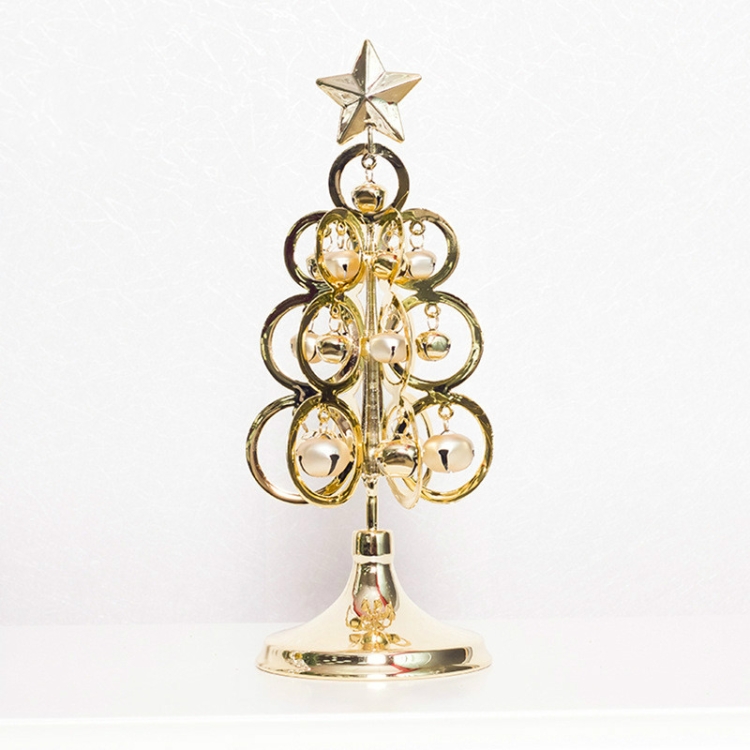 30cm Mini Lovely Tabletop Christmas Tree Home Office Xmas Decoration Gift -  Gold Wholesale