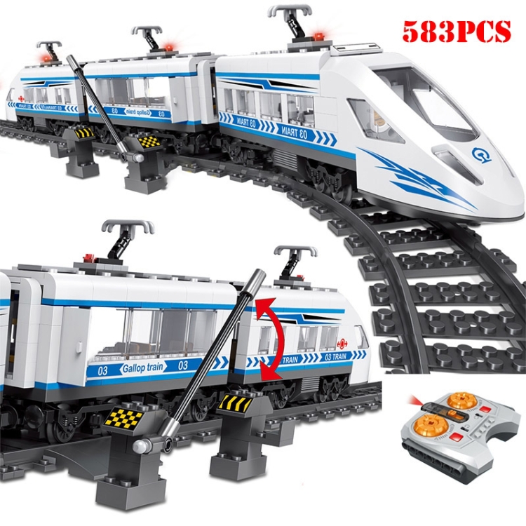 Locomotive de train à grande vitesse avec télécommande jouet de