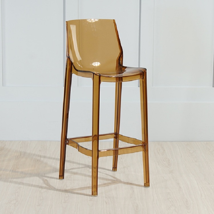 brown acrylic chair