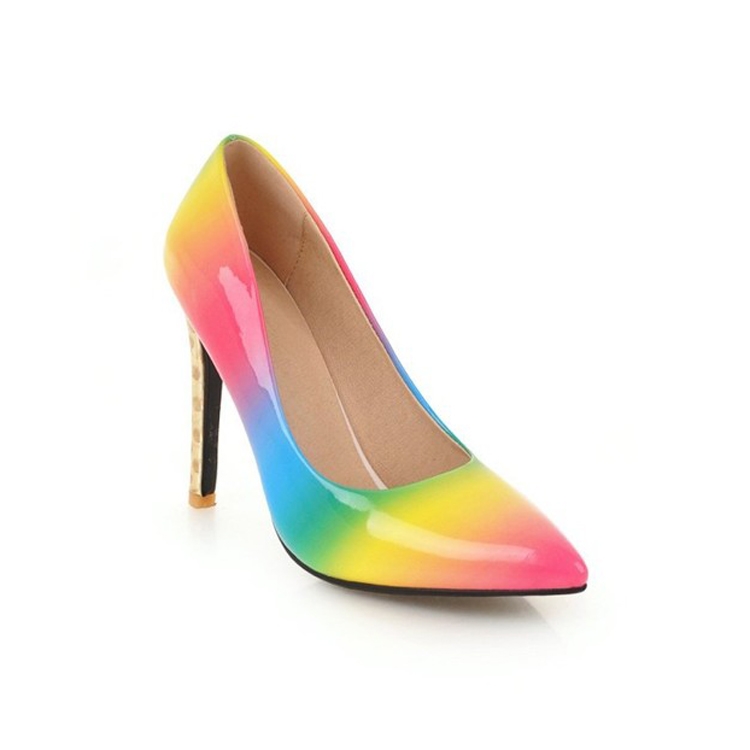 Rainbow discount colored heels