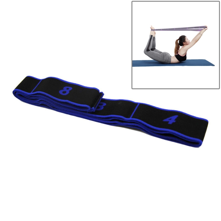 Digital Segmented Dance Yoga Stretch Band Shaping Body Assisted Posture  Training Resistance Stretch Band(Grey)