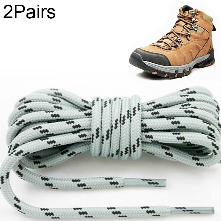 2 pares de cordones redondos grises para botas, cordones de repuesto para  botas de trabajo de senderismo, zapatos grises de 39 pulgadas (100 cm)