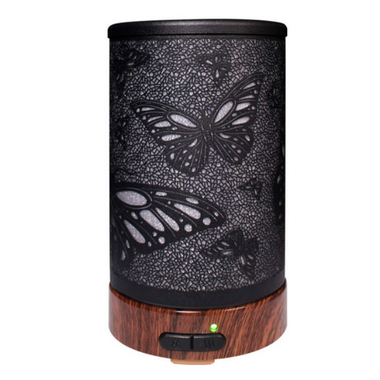 Umidificatore d'aria con motivo a farfalla Diffusore di olio essenziale  Mist Maker Diffusore di lampada colorata a LED Purificatore d'aria per  aromaterapia, Tipo di spina: spina americana (nera)