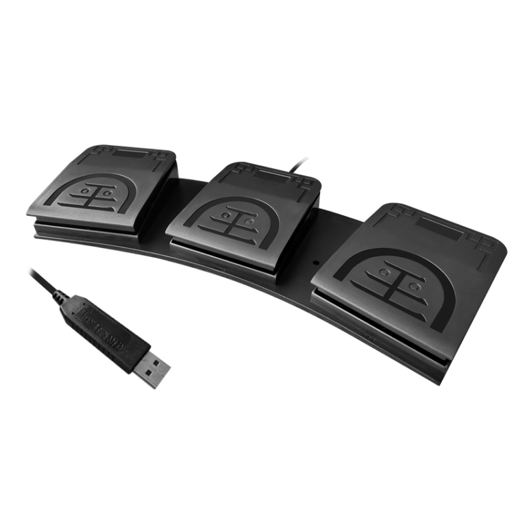 FS2020U CF Foot Switch Foot Pedal Keyboard Control Mouse Game Combo
