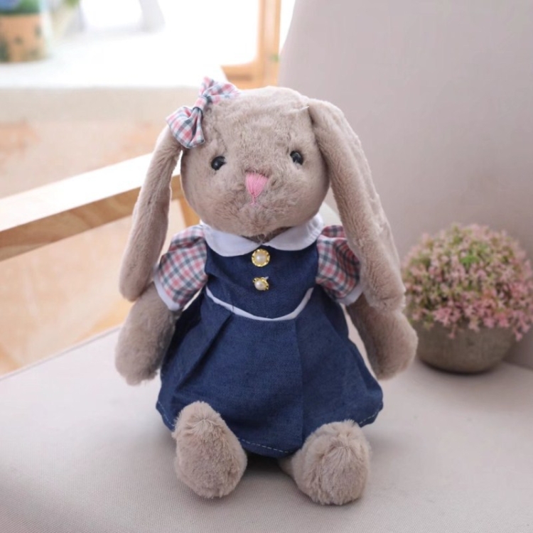 Lapin en peluche créatif de 35cm, jouet en peluche doux et en