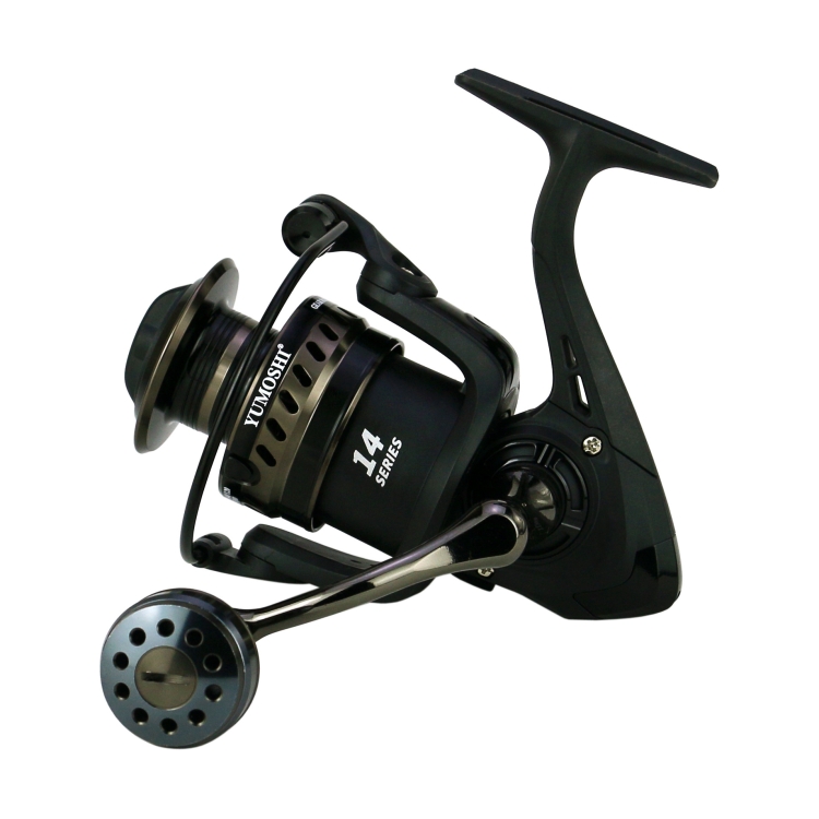YUMOSHI LS7000 Metal Head Fishing Reel Sea Rod Spinning Reel(Metal Swing  Arm+Metal Grip