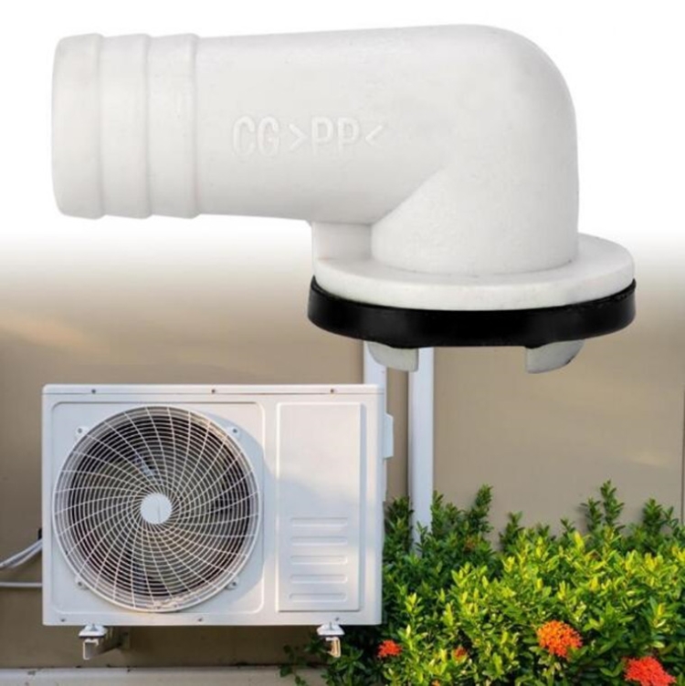 Conector de manguera de drenaje de aire acondicionado Codo Drenaje boquilla  de aire acondicionado Codo dispositivo exterior drenaje conector de