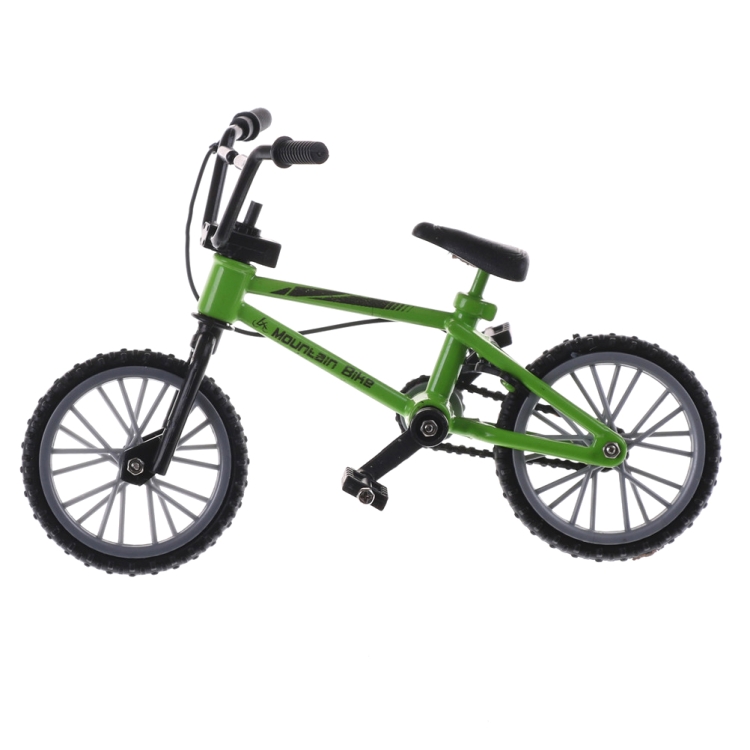 Simulation Mini Finger Alloy Mountain Bike Kids Game Toy Green