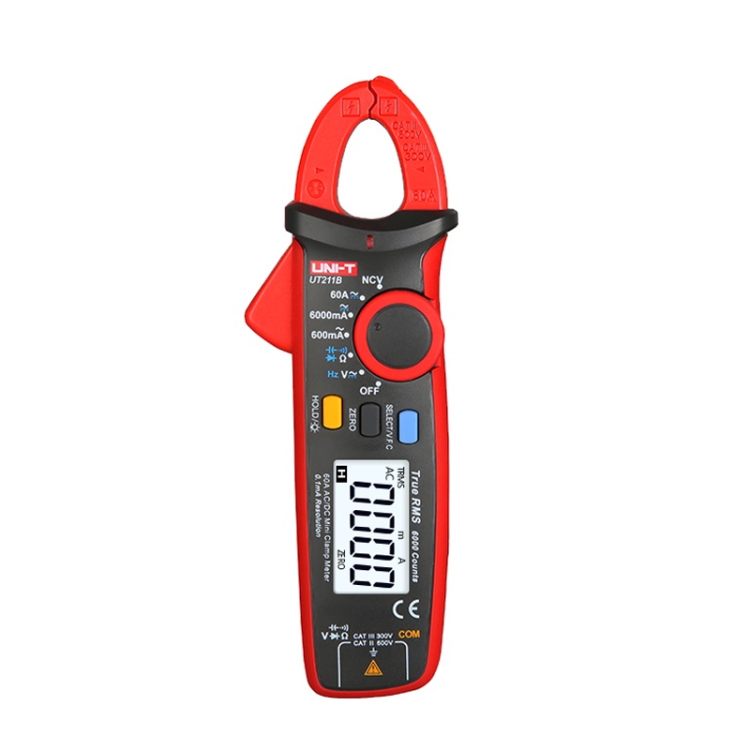 UNI-T UT211B 60A Digital Clamp Meter AC DC Voltage Detector