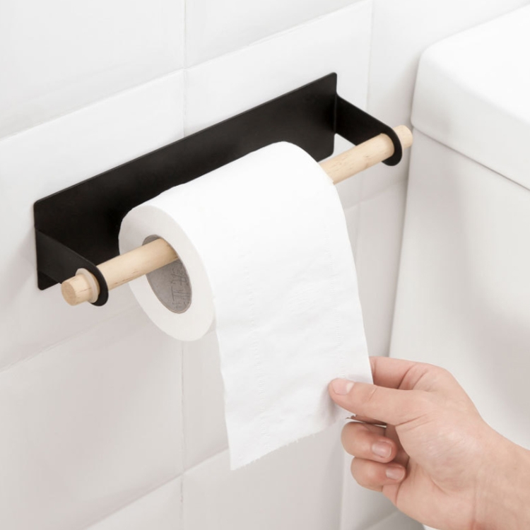 Porte-papier de cuisine non perforé Rag Roll Support de rangement pour papier  toilette Porte-serviettes