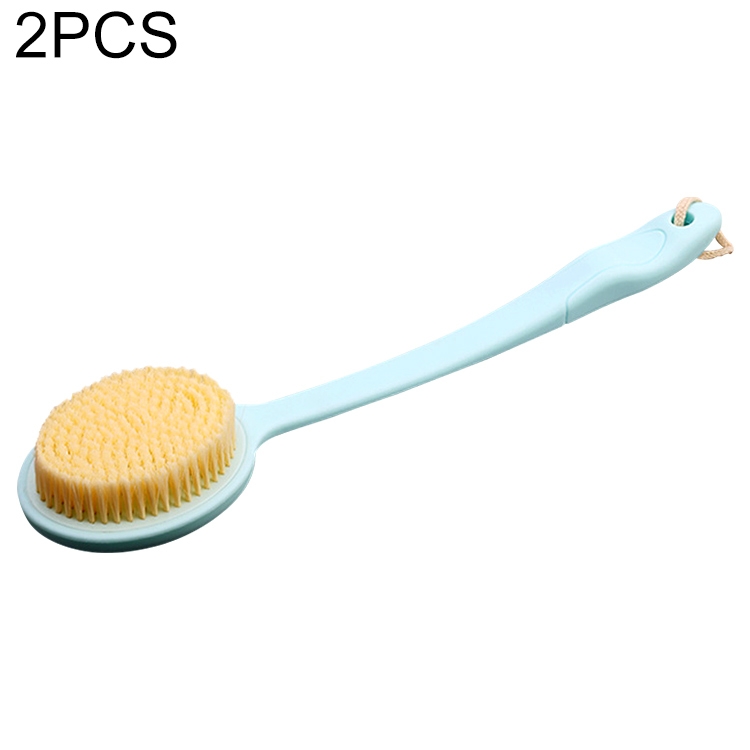 Dropship 2 In 1 Double-Sided Bath Brush Long Handle Rubbing Back