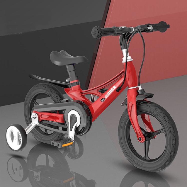 Vélo pour enfants de 14 pouces avec roues auxiliaires, taille: 14