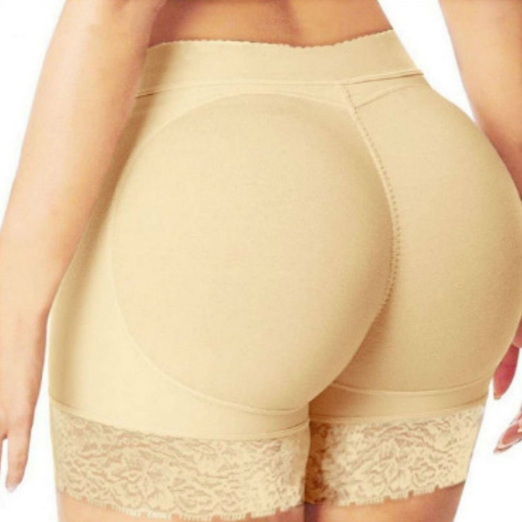Beautiful Buttocks Fake Butt Lifting Panties Buttocks Lace Shaping Pants,  Size: XXL(Complexion)