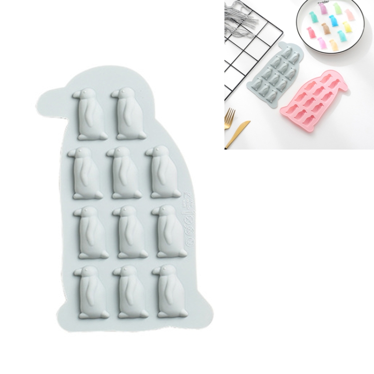 Penguin Plastic Mold-penguin W/ice Cream Mold DIY Mold-candy 