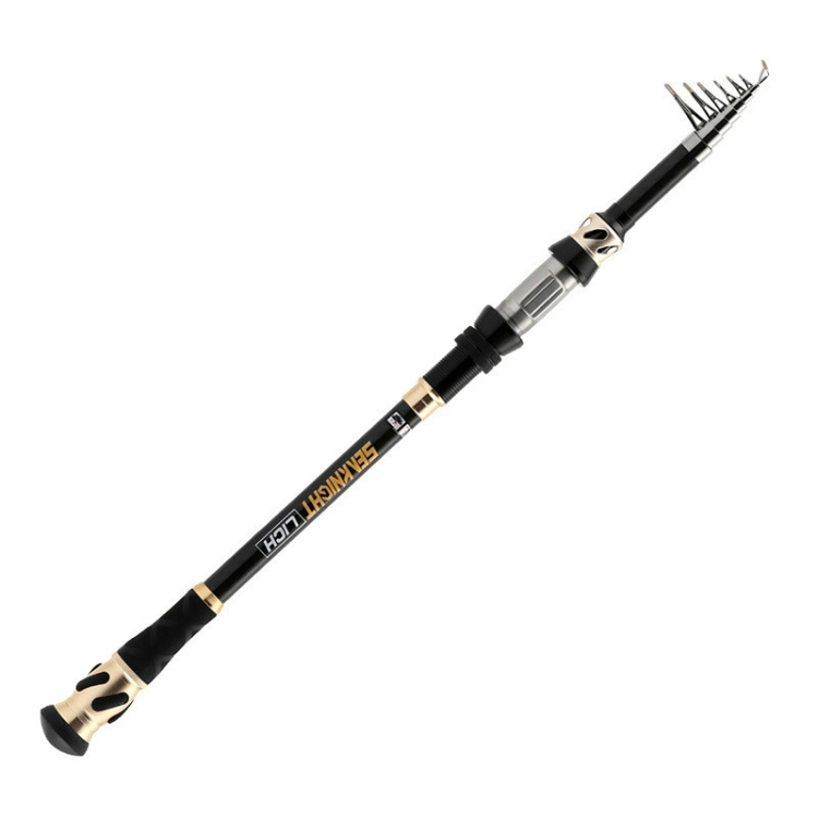 SeaKnight LICH Luya Rod Telescopic Fishing Rod Portable Fishing Throwing  Rod Long Shot Rod, Length: 2.4