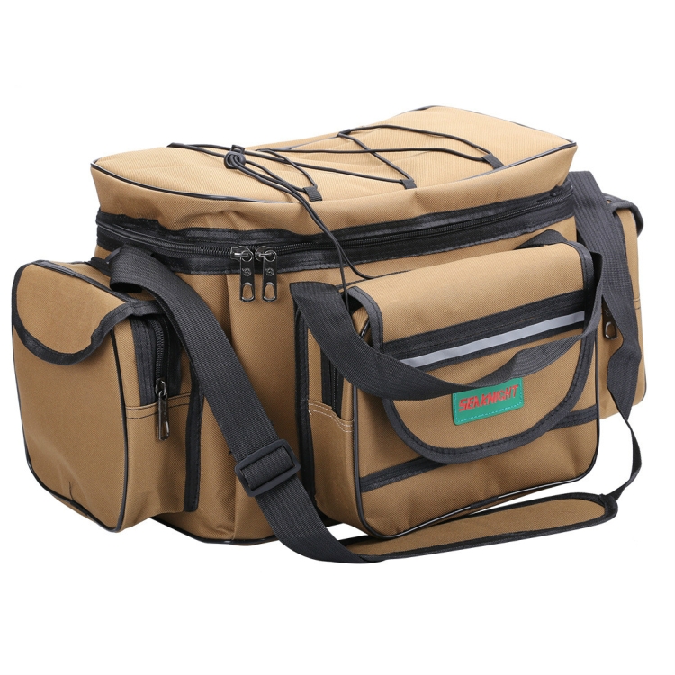 SeaKnight SK003 Multifunctional Lure Bag Shoulder Messenger Bag Fishing Gear  Waist Bag(Straw)
