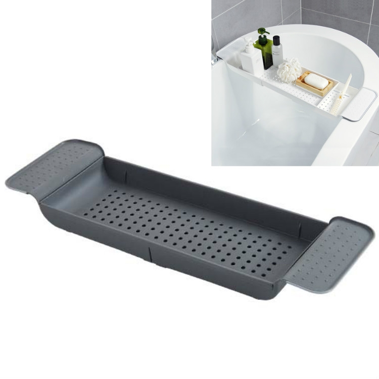Dropship Retractable Bathtub Tray Shelf Adjustable Bathtub Storage
