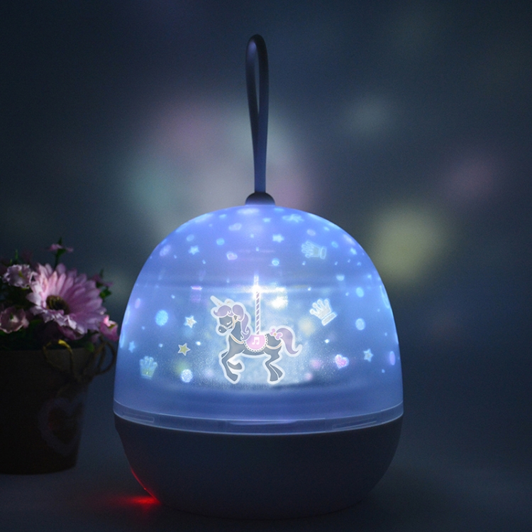 Starlight USB Fantasy Atmosfera Lampada di proiezione LED Luce notturna  rotante (Nero)