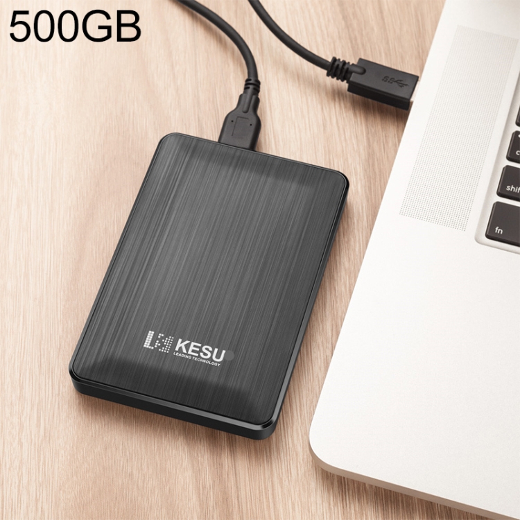 KESU-disco duro externo portátil HDD, memoria de 500 pulgadas