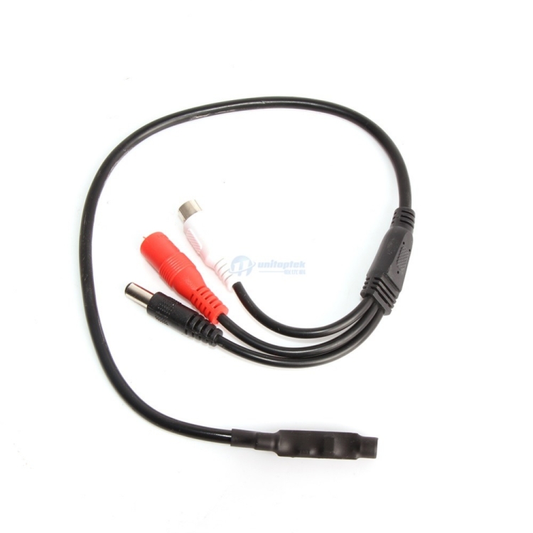 Microphone Audio Mic High Sensitive Sound Pick up Cable for CCTV Security Camera 