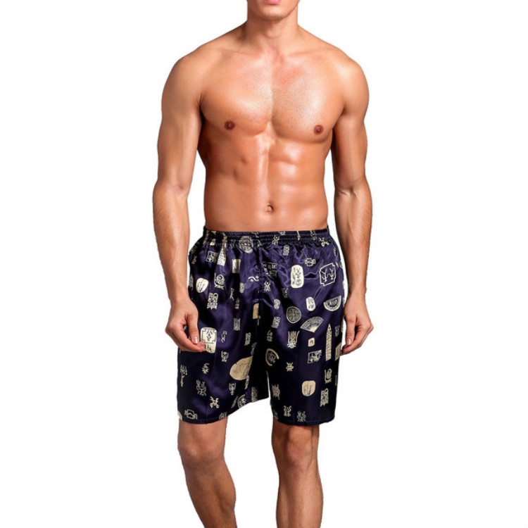Thin Boxer Shorts Pajama Pants for Men 