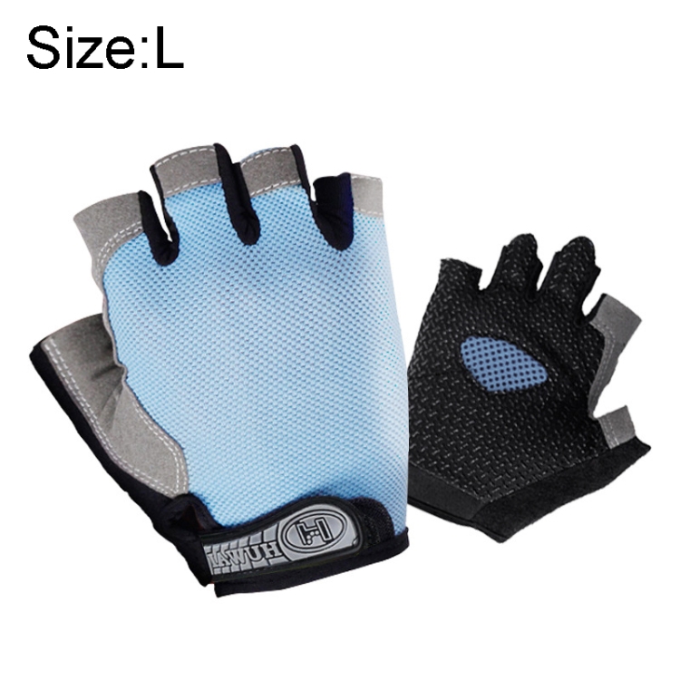 Guantes Ciclismo Medio Dedo Verano Deportes para Hombre Mujer (XL