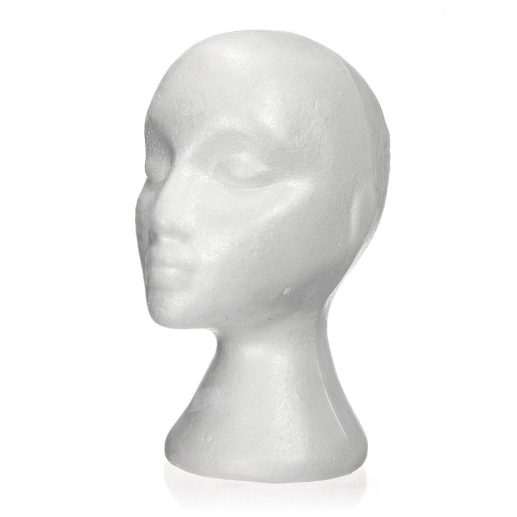 2PCS foam wig head Heads Male Foam Head Foam Mannequin Foam Wig