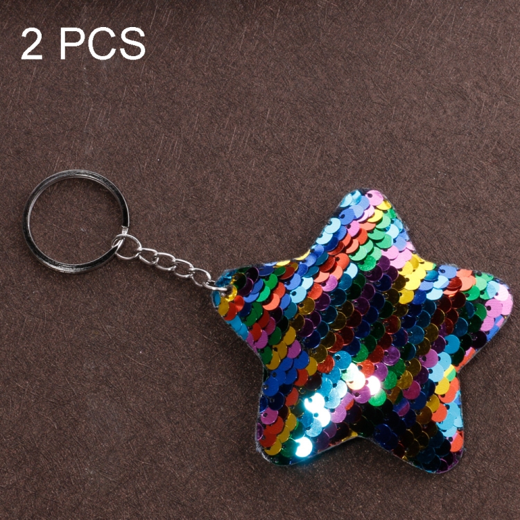 Rabbit Keychain Glitter Sequins Key Chain Gifts Car Bag Accessories Key Ring 