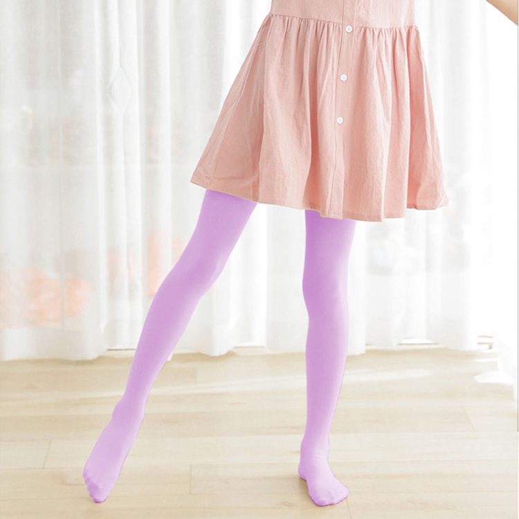 Kid's Light Pink Opaque Tights