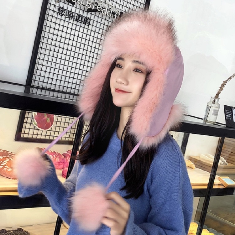 Warm Bomber Hat Flight Cap, Size 
