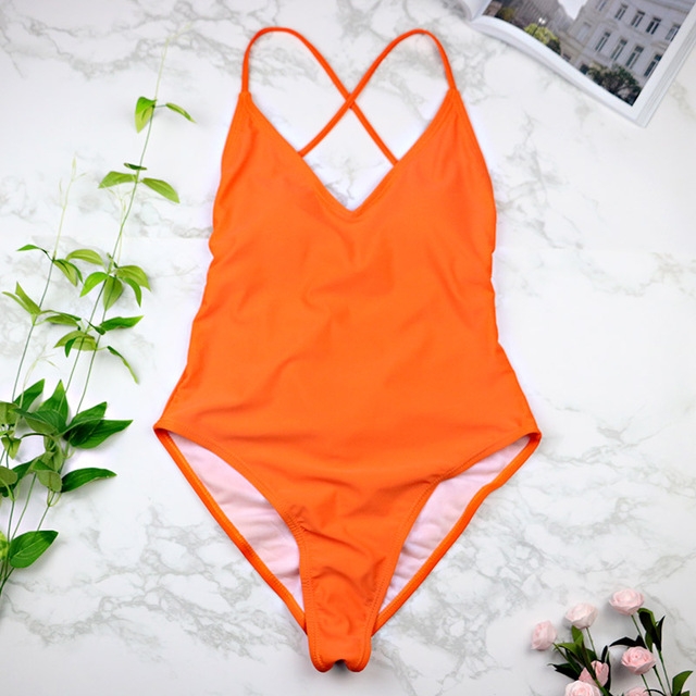 Traje de baño para mujer Traje de baño de una pieza de corte alto sexy Traje