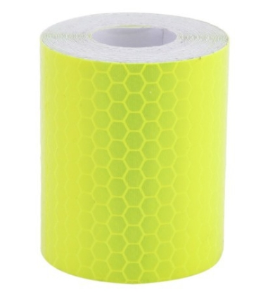 Auto Motorräder Reflektierendes Material Klebeband Aufkleber  Sicherheitswarnband Reflektierende Folie (gelb)