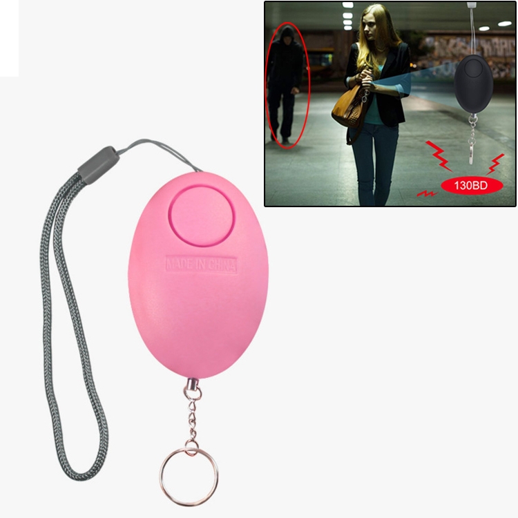 SEE VIDEO Emergency Keychain Self Defense Siren Personal Alarm Pink. 