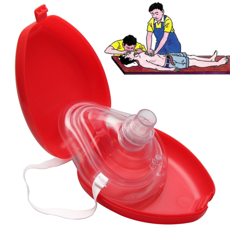 CPR Rescue Mask Pocket Resuscitator with One-Way Valve, Disposable Razor,  EMT Shears, Tourniquet, Gloves and More