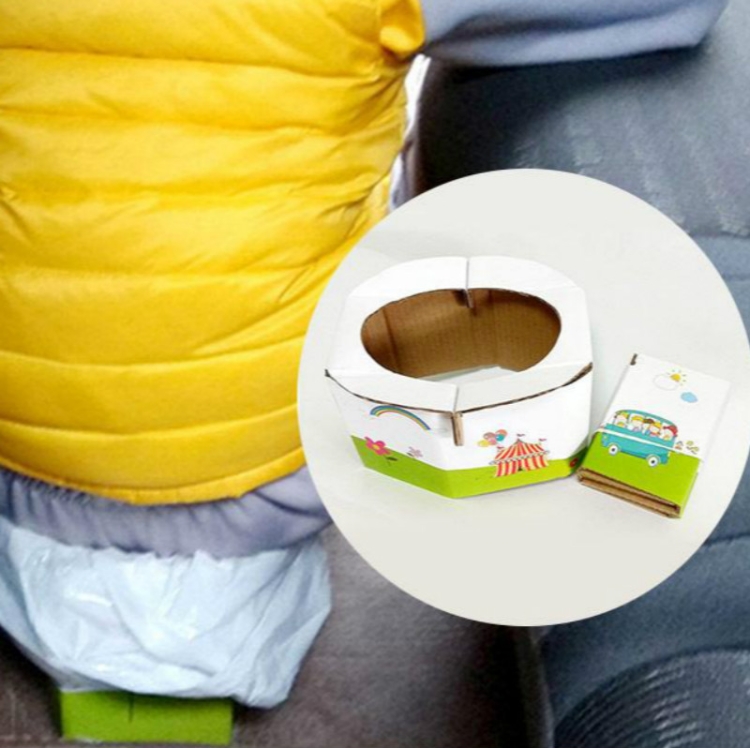 Pot de voyage pliable pour enfants avec sac de rangement voiture pour  enfants toilette pliable portable petit bébé toilette pot toilette bleu  jaune 