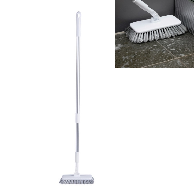 White Color Bathroom Hard Bristle Crevice Cleaning Brush Household